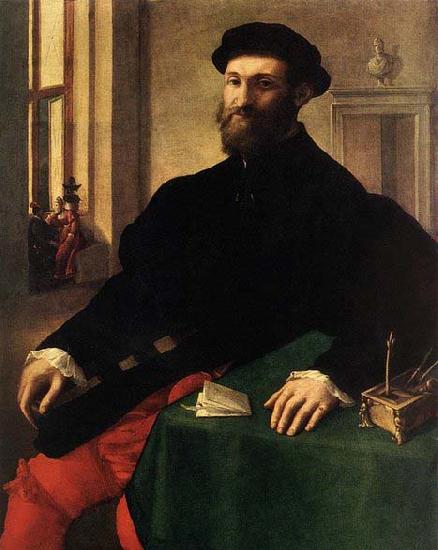 CAMPI, Giulio Portrait of a Man - Oil on canvas oil painting picture